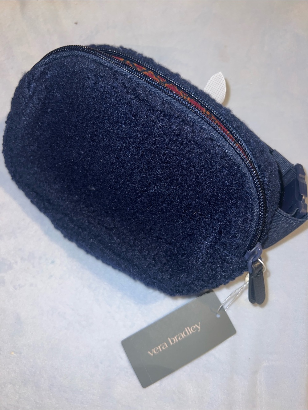 Vera Bradley Navy Blue Sherpa Belt Bag - NWT